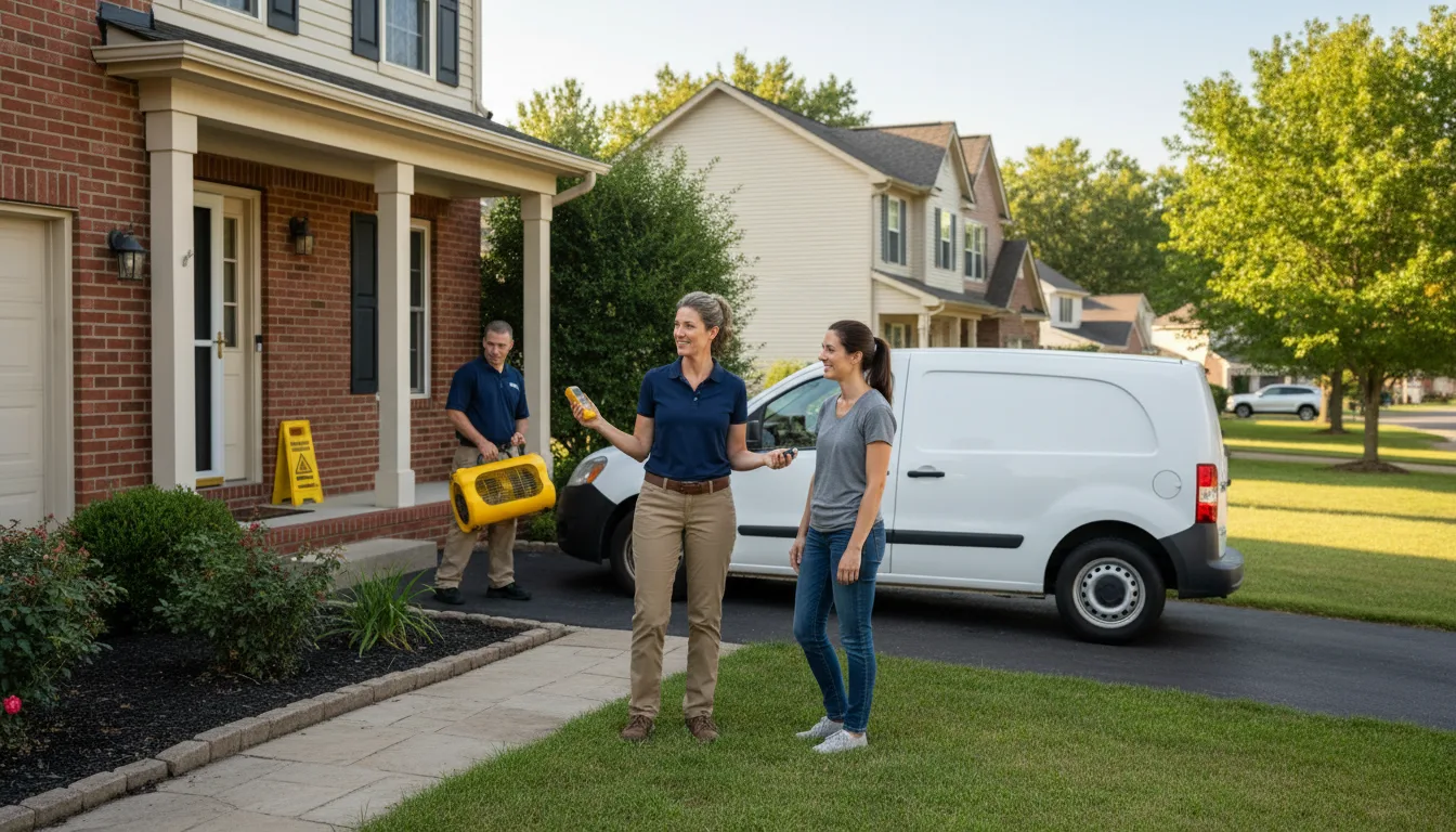 Water restoration image for Water Damage & Restoration Services in Paulding, OH